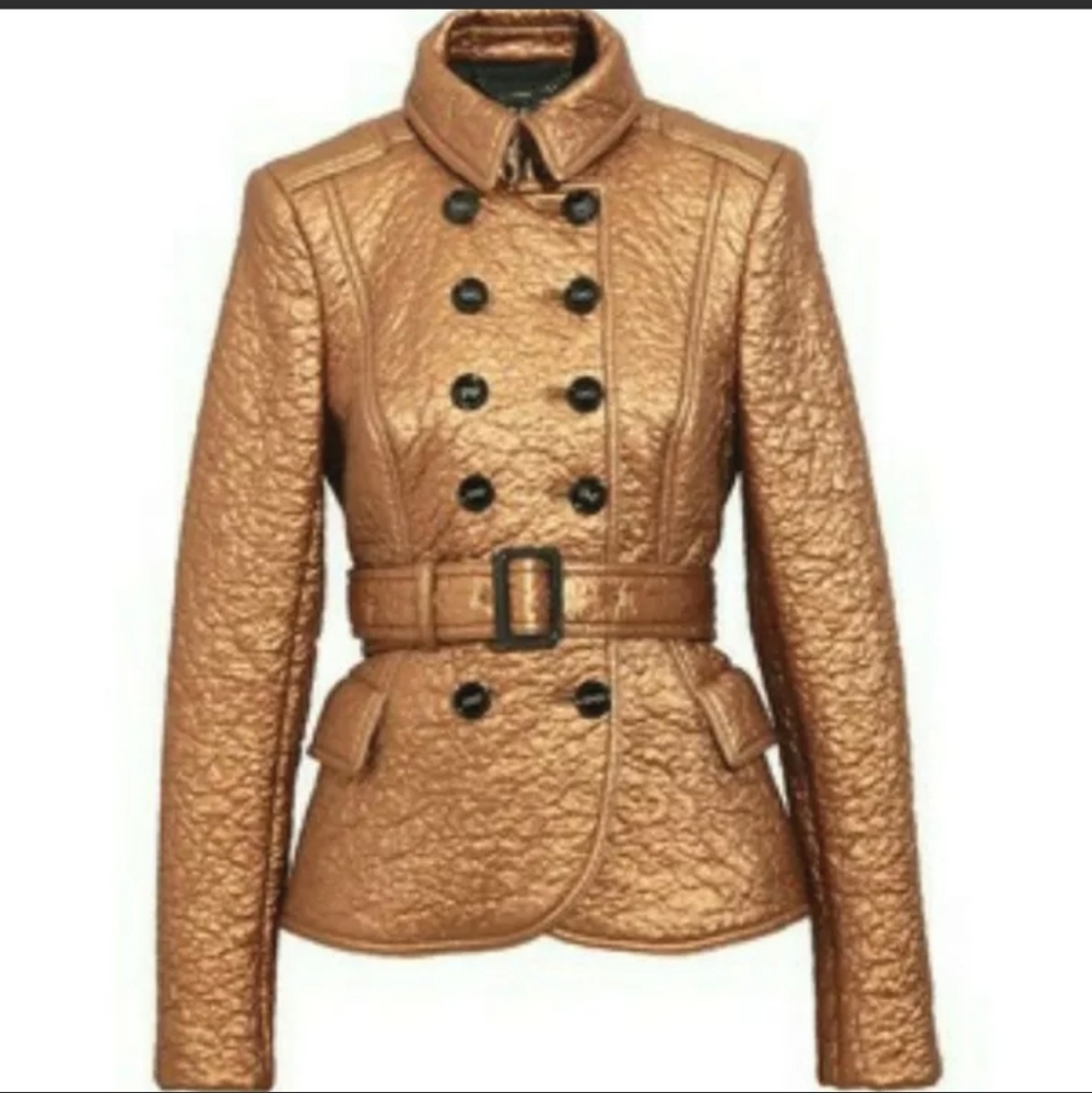 BURBERRY PRORSUM COPPER METALLIC JACKET